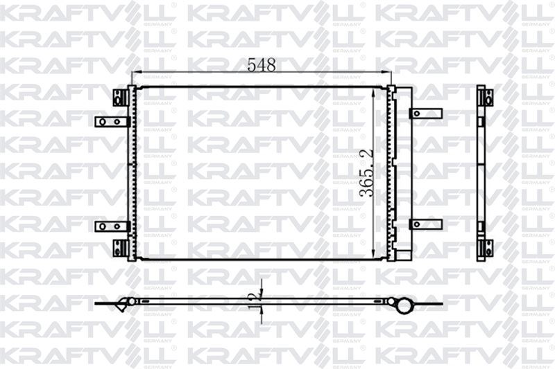 KLIMA RADYATORU P308 P3008 P508 P5008 PARTNER EXPERT TRAVELLER 1.5 1.6 2.0 BLUEHDI / COMBO E GRANLAN