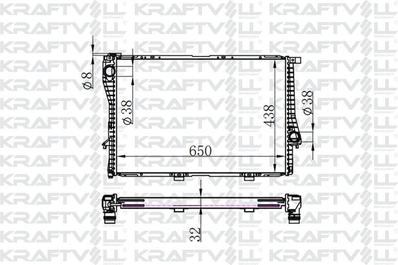 MOTOR SU RADYATORU BMW E39 E38 M52 M54