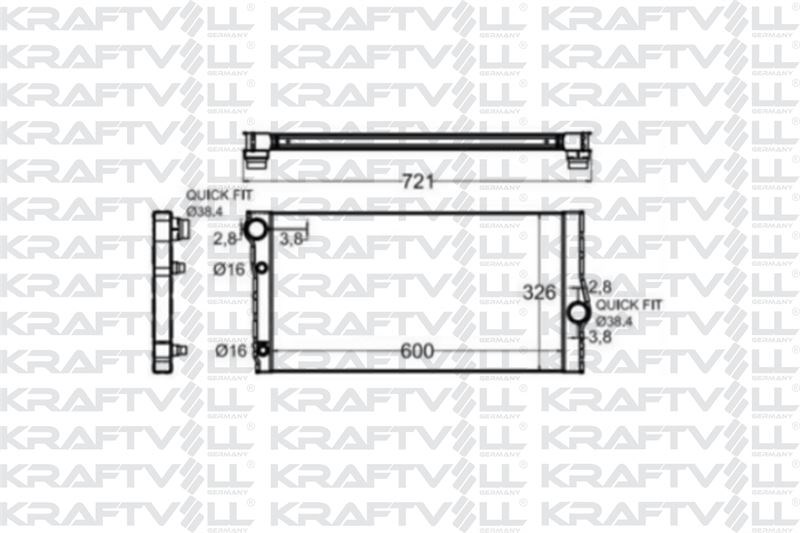 MOTOR SU RADYATORU BMW F10 F07 F11 F13 F01 F02 F03 F04