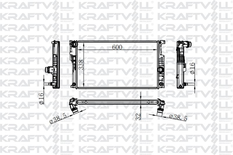 MOTOR SU RADYATORU BMW N20 N26 N55 F20 F30 F32 F34 F36 F22 F80 F82
