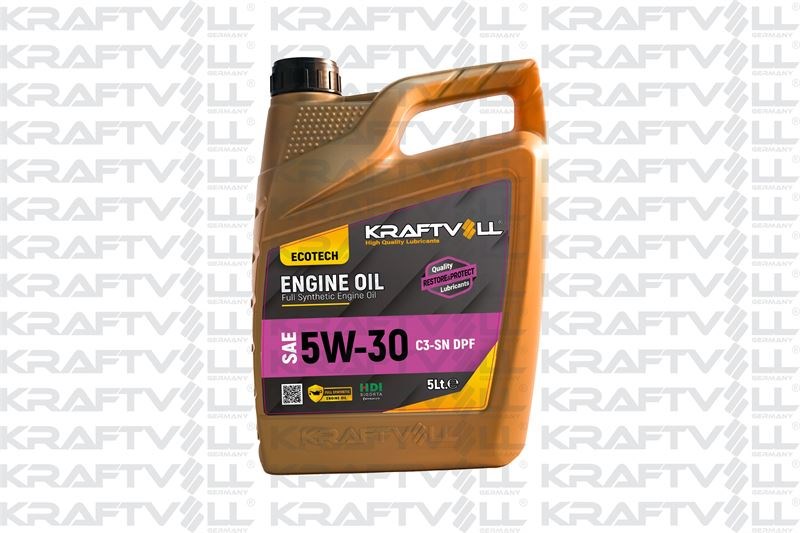 MOTOR YAGI ECOTECH DIZEL DPF PARTIKUL 5W-30 ACEA C3 SN TAM SENTETIK 5LT.