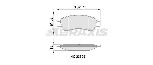 ON FREN BALATASI BERLINGO II PARTNER II P1007 C2 C3 II C4 XSARA PICASSO P207 C3 III DS3 C3 PICASSO P301 CELYSEE P208 P2008 C4 CACTUS / (ARKA FREN BALATASI DUCATO III BOXER III JUMPER III 2.2HDI 100 MULTIJET 2.3JTD 120 MULTIJET 3.0JTD 160 MULTIJET 07 