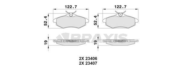 ON FREN BALATASI C2 C3 C3 PLURIEL 1,1 1,4I 1,6HDI 03>