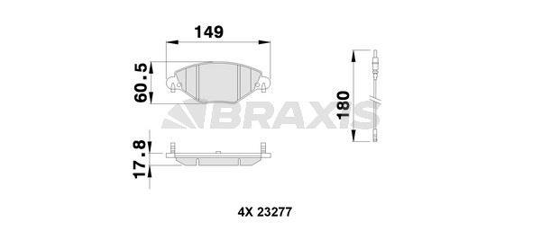 ON FREN BALATASI CITROEN C5 1.6HDI 1.8 16V 2.0I 16V 00>