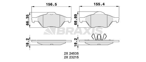 ON FREN BALATASI CLIO III 06>12 MEGANE II 03>08 SCENIC II 03>08 LAGUNA III 07>15  1.4 1.5 DCI 1.6 1.9 DCI 2.0 16V