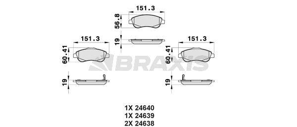 ON FREN BALATASI HONDA CRV 2007-2012 CRV 2012->