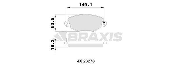 ON FREN BALATASI MONDEO III 00>07 JAGUAR X TYPE 04>09