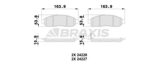 ON FREN BALATASI NISSAN NAVARA 04-10 PATFINDER 05-11 (17 JANT)