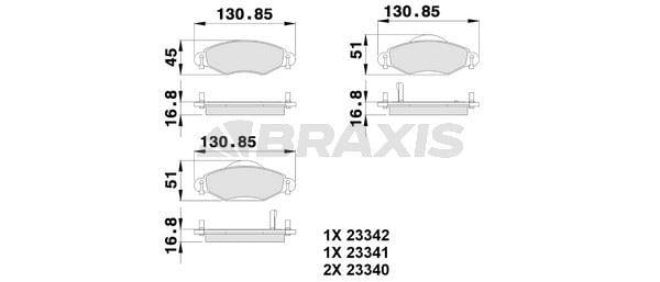 ON FREN BALATASI YARIS 03>10 VVTI 1.4 1.5 D4D