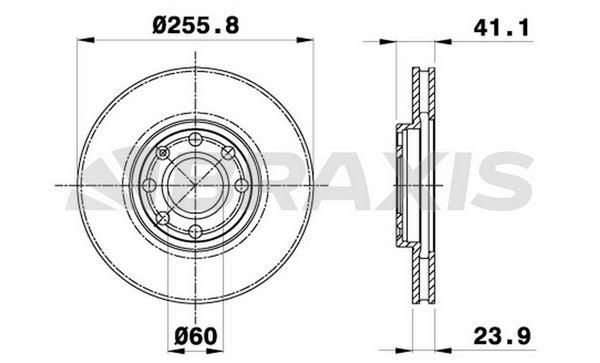 ON FREN DISK AYNASI (4 BIJON) ASTRA G