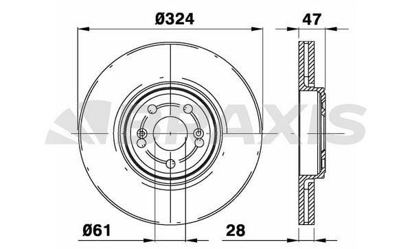 ON FREN DISK AYNASI HAVALI ESPACE IV 1.9DCI / 2.0 / 2.0T / 2.2DCI / 3.0DCI / 3.5 V6 11 / 02>