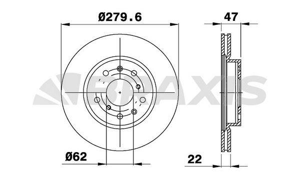 ON FREN DISK AYNASI HAVALI SEDICI SUZUKI SX4 1.6 / 1.9D / 2.0