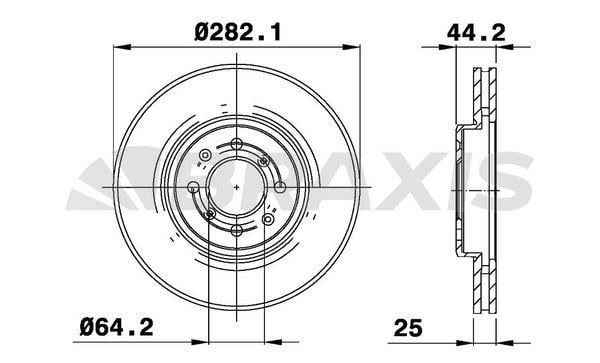 ON FREN DISK AYNASI MG ZR ZS 1.8I 2.5I 2.0TD