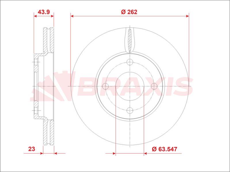 ON FREN DISKI YENI FIESTA VII 17 >