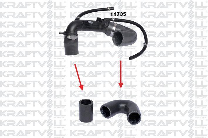 RADYATOR UST HORTUMU KANGOO II 1,5DCI 85-105 HP KWOB