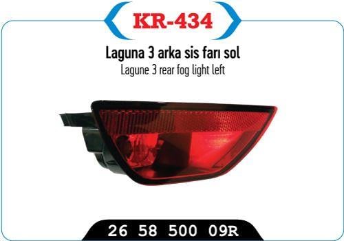 SİS FARI ARKA SOL MEGANE 3 III