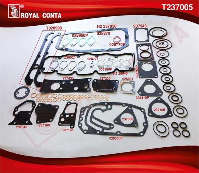 TAKIM CONTA SİLİNDİR KAPAK CONTASI SİZ FIAT DUCATO 2.8 TDI MOTOR 8140.43 122 HP. YIL:10.1997  > 04.2002