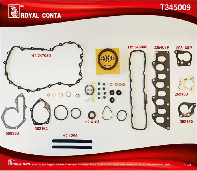 TAKIM CONTA SİLİNDİR KAPAK CONTASIZ SKT KEÇELİ REINZ S.LASTİKLİ RENAULT TRAFIC LAGUNA 1.9 DCI F9Q MOTOR