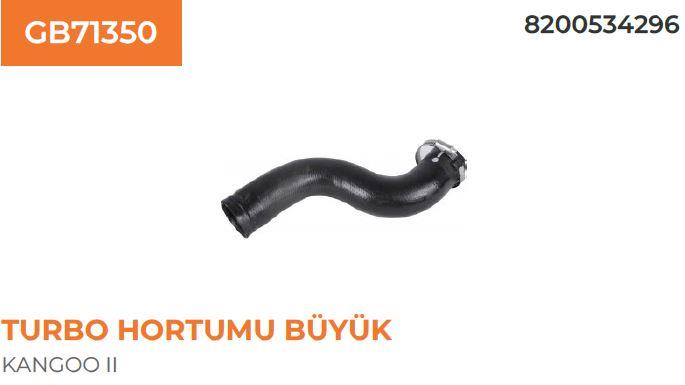 TURBO HORTUMU BÜYÜK PLASTİK BORU HARİÇ KANGOO II 1.5 DCI 8200534296