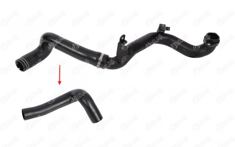 TURBO HORTUMU PLASTİK BORU HARİÇ OK İLE GÖSTERİLEN HORTUM