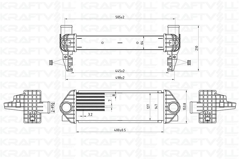 TURBO RADYATORU CONNECT 1.8 TDCI 06>14 AL+PL SYSTEM