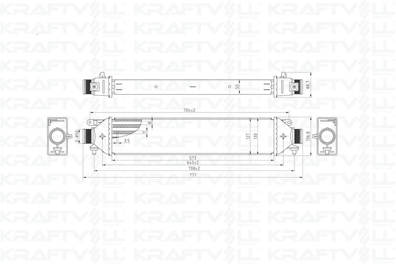 TURBO RADYATORU DOBLO III PUNTO BRAVO 1,4TJET / 1,6DMULTIJET / 1,9DMULTIJET 1.3 MJET