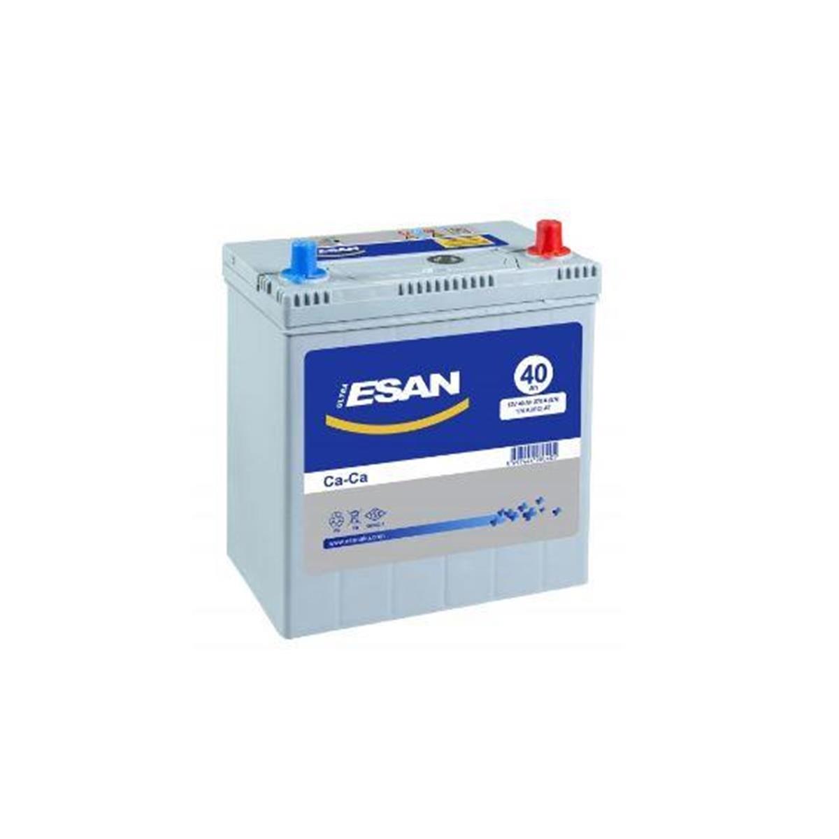 AKU 12 VOLT 40 JAPON DAR TIP-TK-INCE KUTUP- R+ DUZ KUTUP127×196 x224