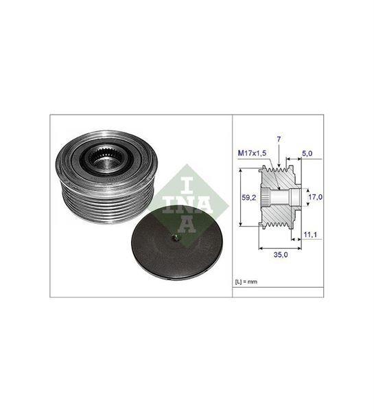 ALTERNATÖR KASNAĞI RUL. 7-KANAL FORD TRANSİT V184