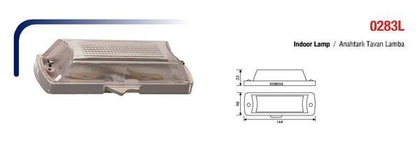 ANAHTARLI TAVAN LAMBASI