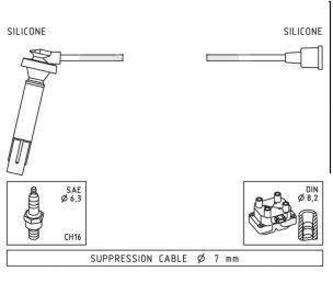 BUJİ KABLOSU FORESTER 2.0 EJ20 98>02 LEGACY IV 2.0 03> 4CC