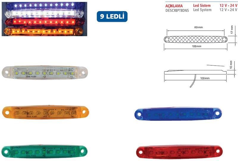 DEKORATİF PARMAK LAMBA 9 LEDLİ