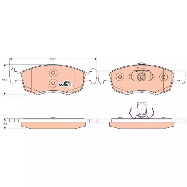 DISK BALATA DACIA LOGAN