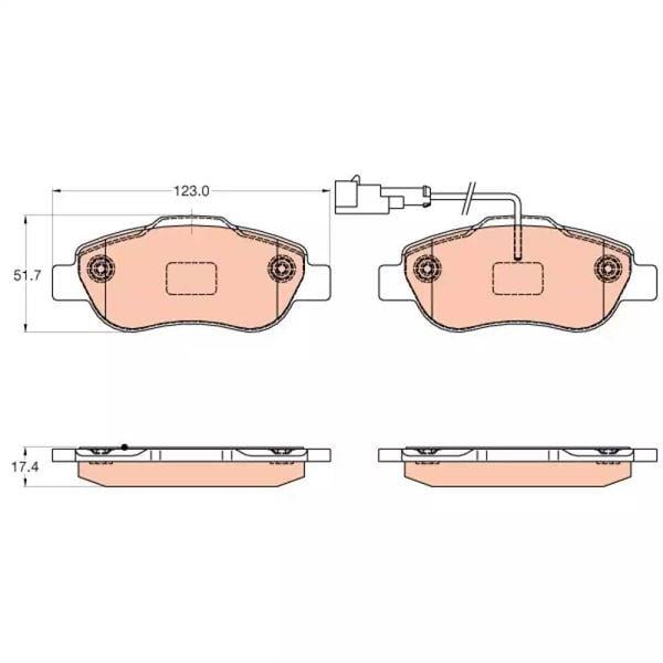 DİSK BALATA FIAT 500 ÖN