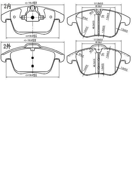 DISK BALATA JAGUAR XF 08-ON GDB1705