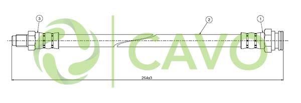 FREN HORTUMU ARKA 205 CTI GTI 1.9 85-