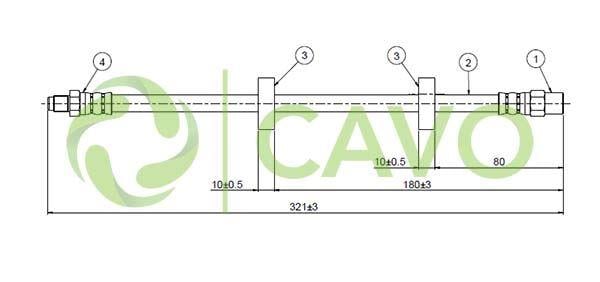 FREN HORTUMU ÖN VOLKSWAGEN DERBY POLO