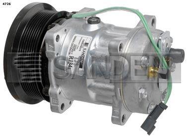 KLİMA KOMPRESÖRÜ 4726 CAT PV8 133MM 24V GK KULAKLI