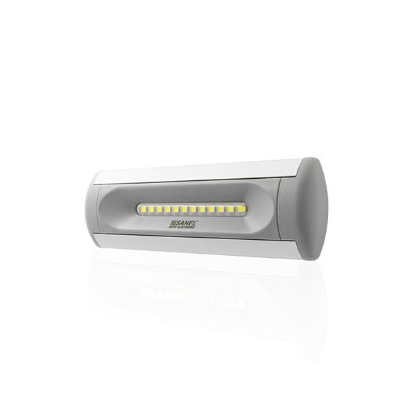 LEDLI CEVRE AYDINLATMA BEYAZ GOVDE 12V-24V 24 LEDLİ 12W ACILI DIS AYDINLATMA E ONAY SU GECIRMEZ