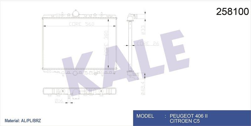 RADYATÖR C5 406 1 SIRA ALB