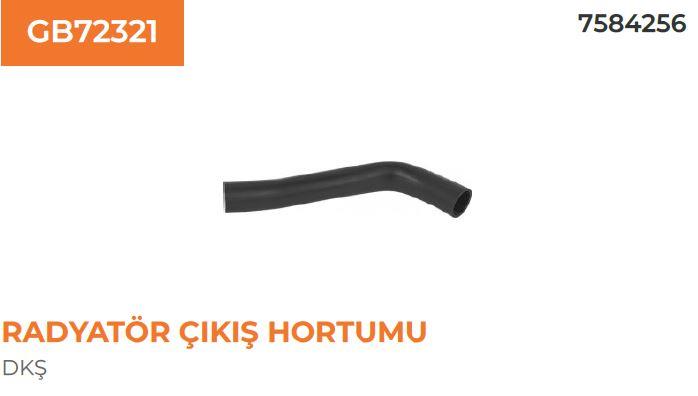 RADYATÖR ÇIKIS HORTUMU DKS 88