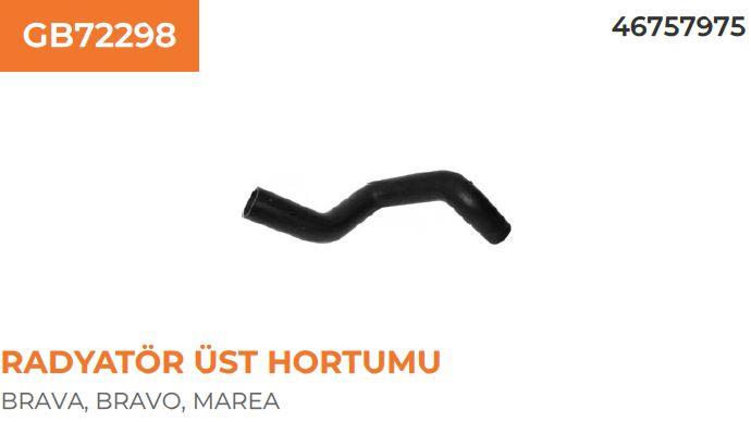 RADYATÖR ÜST HORTUMU FIAT MAREA 1,6 46757975