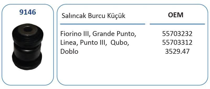 SALINCAK BURCU ALT KÜÇÜK GRANDE PUNTO LINEA FIORINO 1.3 MTJ 1.4 1.6D NEMO BIPPER CORSA D