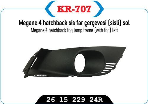 SİS FAR ÇERÇEVESI KAPAĞI SOL SİSLİ MEGANE IV SEDAN MODEL
