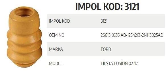 SÜSPANSİYON TAKOZU ÖN FİESTA FUSİON 2002-2012