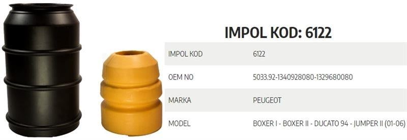 SÜSPANSİYON TAKOZU ÖN ve TOZ KÖRÜĞÜ FİAT DUCATO JU MPER BOXER