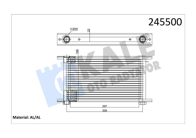 YAĞ SOĞUTUCU HATTAT AB 100 AL/BRZ