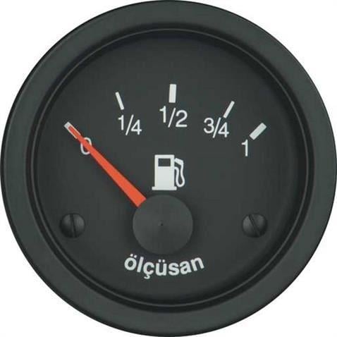 YAKIT GÖSTERGESİ SAATİ 12V 52 CAP