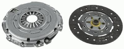 DEBRİYAJ SETI BASKI + BALATA DOBLO LINEA GRANDE PUNTO PUNTO EVO COMBO 1.6 DMTJ 10> 240MM 940A3 000