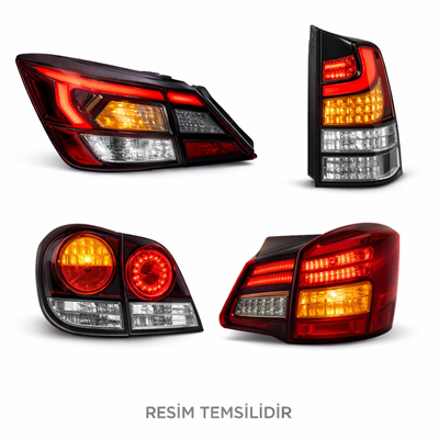 ARKA STOP LAMBASI SOL HELLA BLACK MERCEDES W124 83>