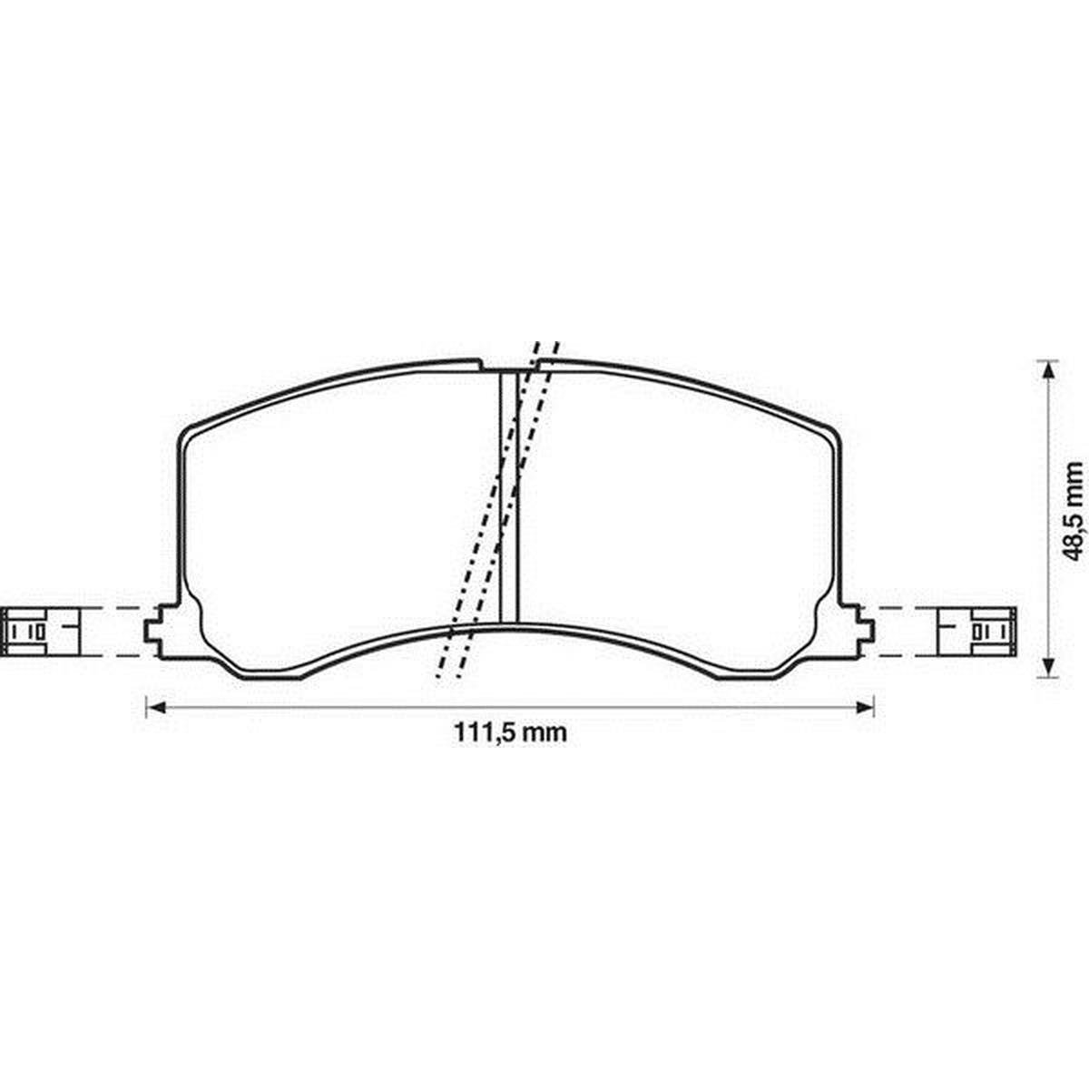 BALATA FREN ON-(SUZUKI: BALENO 96>00 )